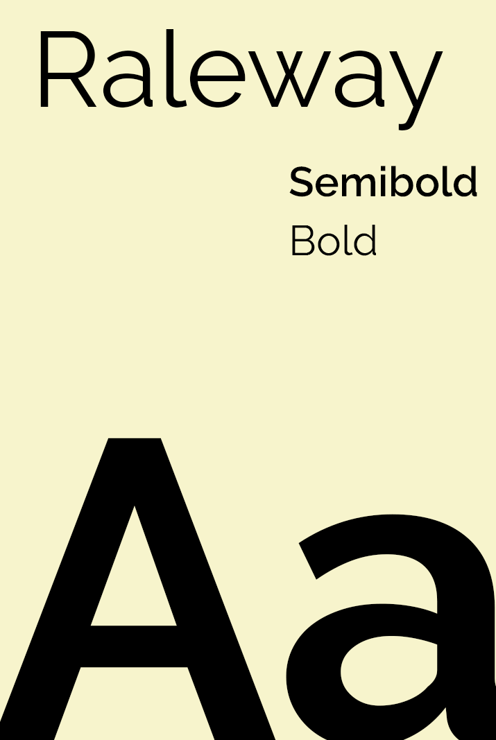 Alter Schlachthof Pforzheim - Schrift Raleway Bold