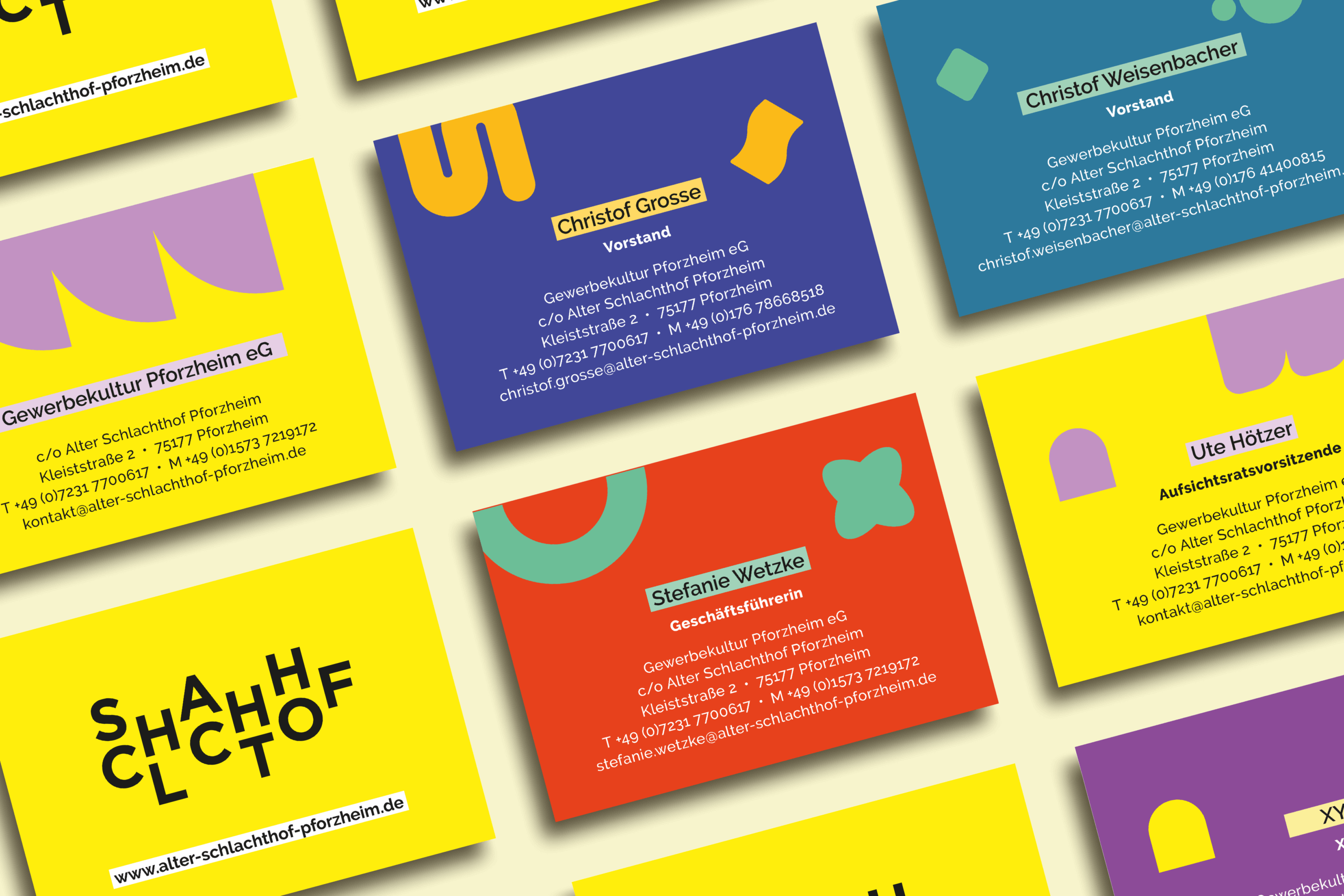 Alter Schlachthof Pforzheim - Visitenkarten