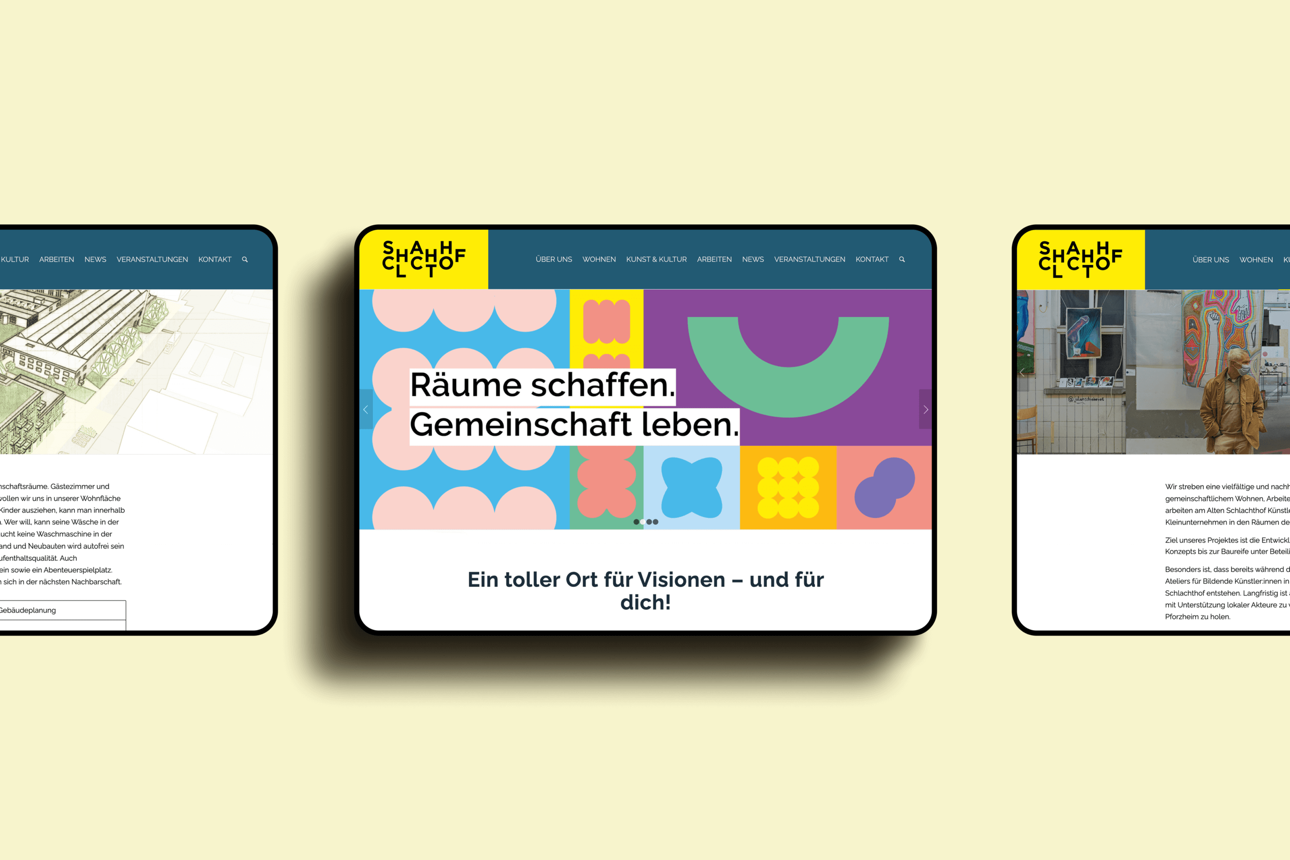 Alter Schlachthof Pforzheim - Website-Screen